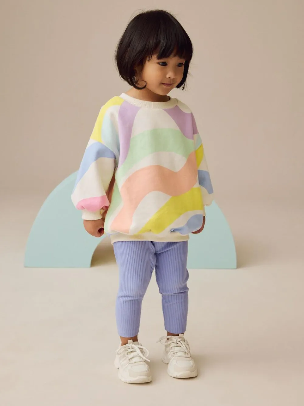 New Next Sweatshirt and Leggings Set (3mths-7yrs) Rainbow
