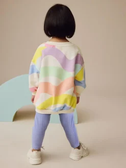 New Next Sweatshirt and Leggings Set (3mths-7yrs) Rainbow