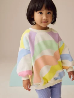New Next Sweatshirt and Leggings Set (3mths-7yrs) Rainbow