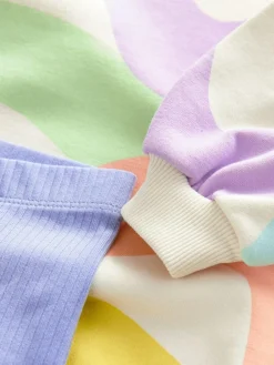 New Next Sweatshirt and Leggings Set (3mths-7yrs) Rainbow