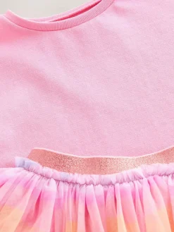 Best Next Top and Tutu Skirt Set (3mths-7yrs) Rainbow/Pink