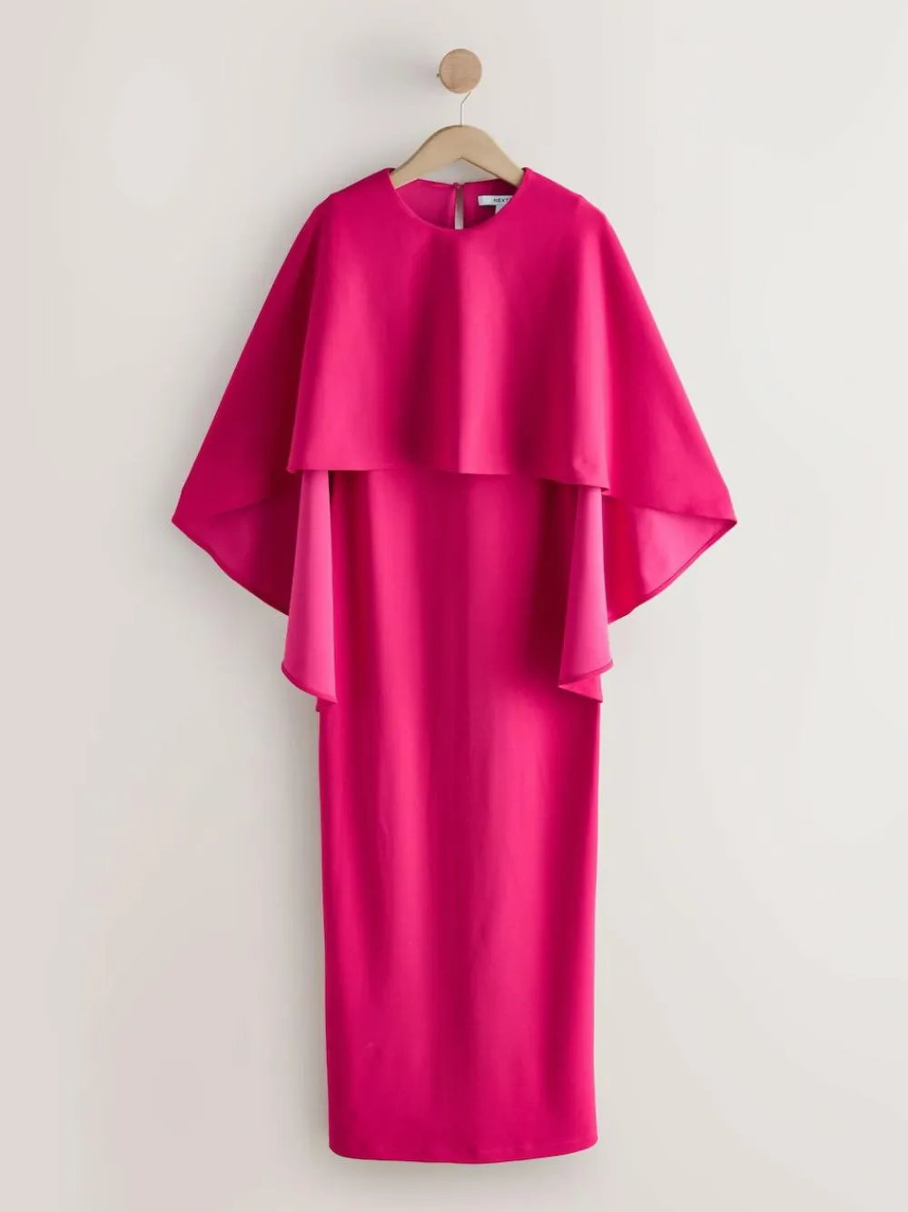 Next Raspberry Pink Cape Maxi Dress
