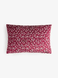 Next Raspberry Pink Raspberry Pink 40 X 59cm Cut Velvet Cherry Blossom Abstract Cushion^ Cushions & Throws