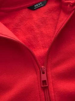 Next Red 1 Pack Plain Zip Through Hoodie (3-16yrs)^BOY Sweatshirts & Hoodies