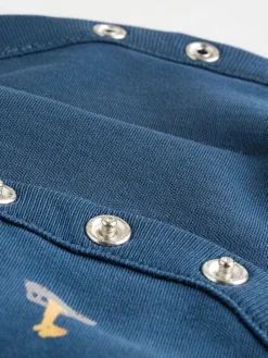 Next Red Baby London Long Sleeve Bodysuits 5 Pack^BOY Bodysuits & Vests|Vests