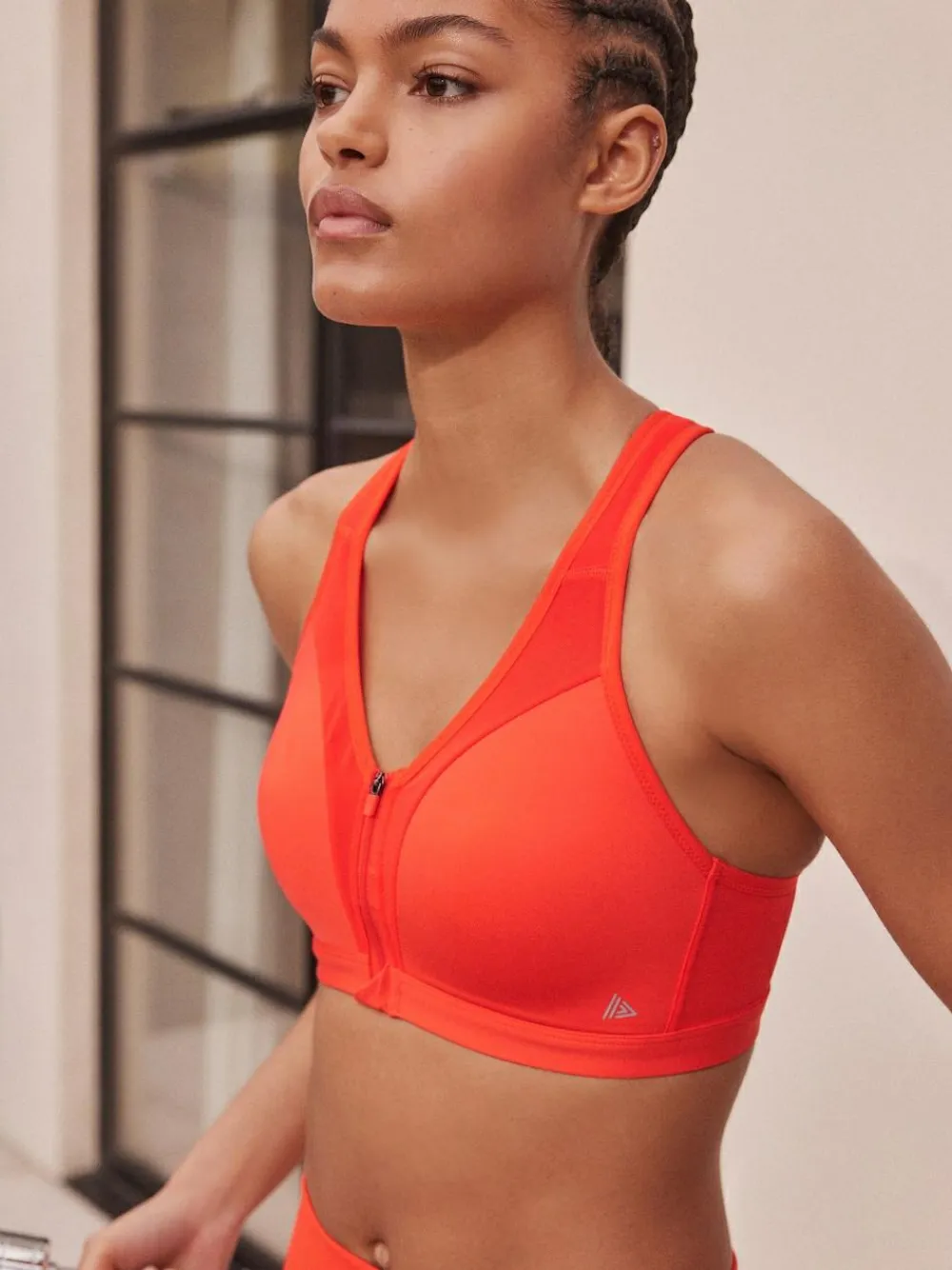 Next B-GG Active Sports High Impact Dry Tech Zip Front Bra^Women Dd+ Range