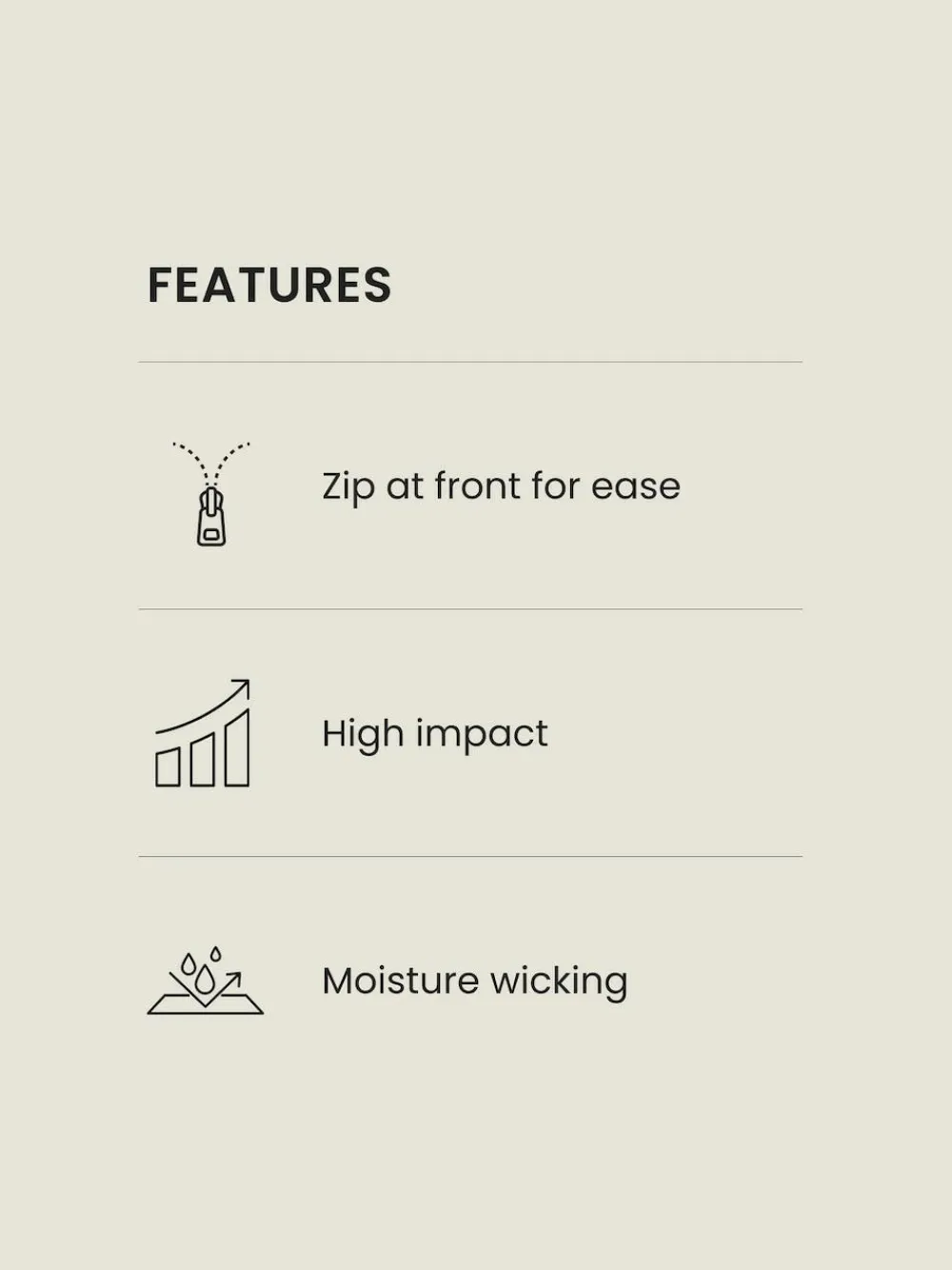 Next B-GG Active Sports High Impact Dry Tech Zip Front Bra^Women Dd+ Range