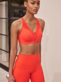 Next B-GG Active Sports High Impact Dry Tech Zip Front Bra^Women Dd+ Range
