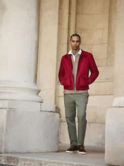 Next Borg Lined Shower Resistant Harrington Jacket^ Coats & Jackets|Coats & Jackets