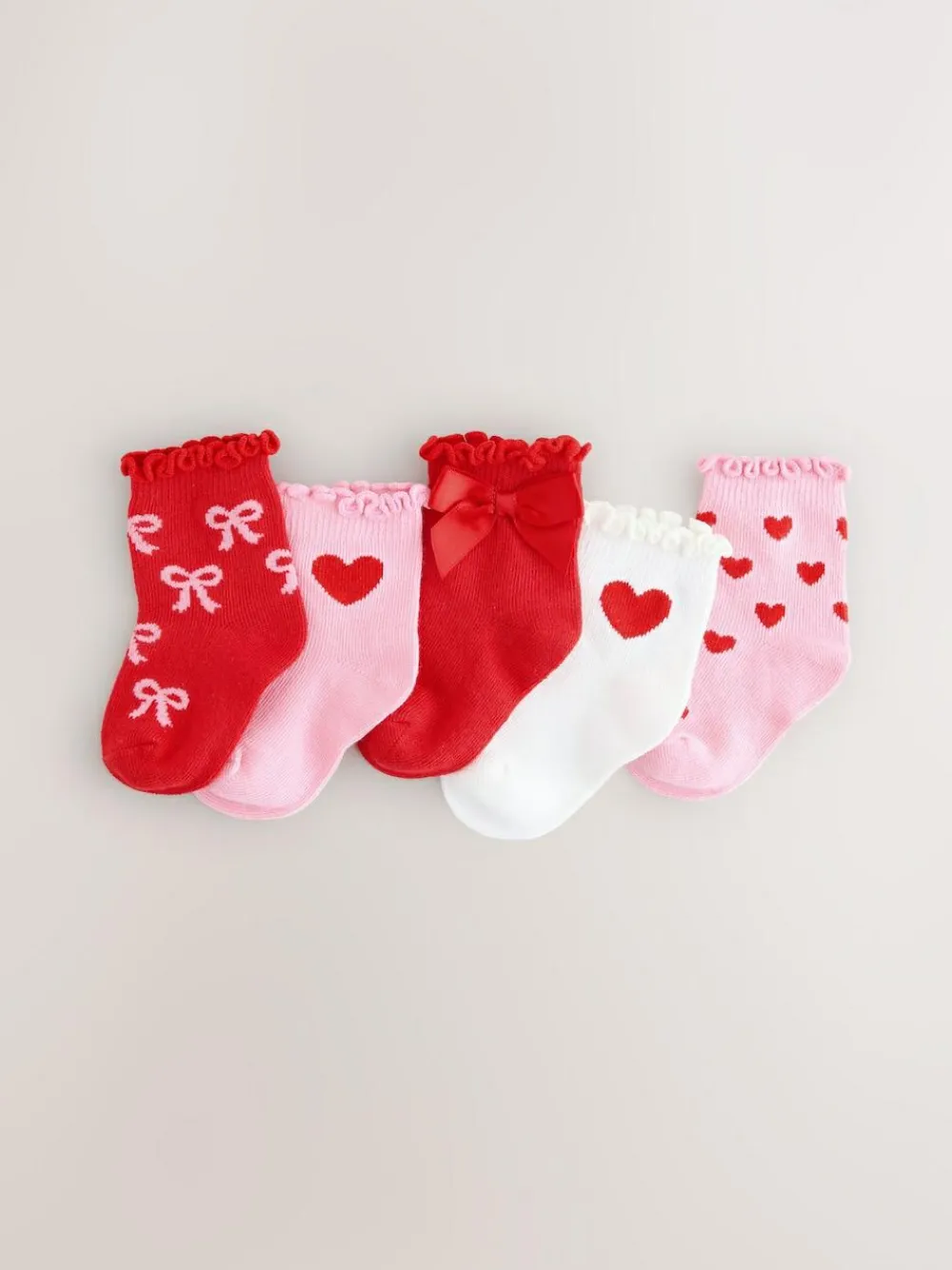 Next Bow Baby Socks 5 Pack (0mths-2yrs)^ Socks & Tights|Socks & Tights