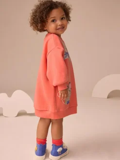 Outlet Next Relaxed Sweat Dress (3mths-7yrs) Red Character
