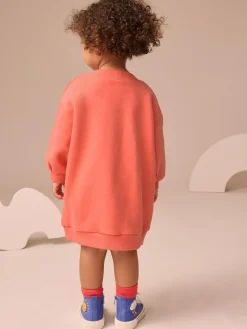 Outlet Next Relaxed Sweat Dress (3mths-7yrs) Red Character