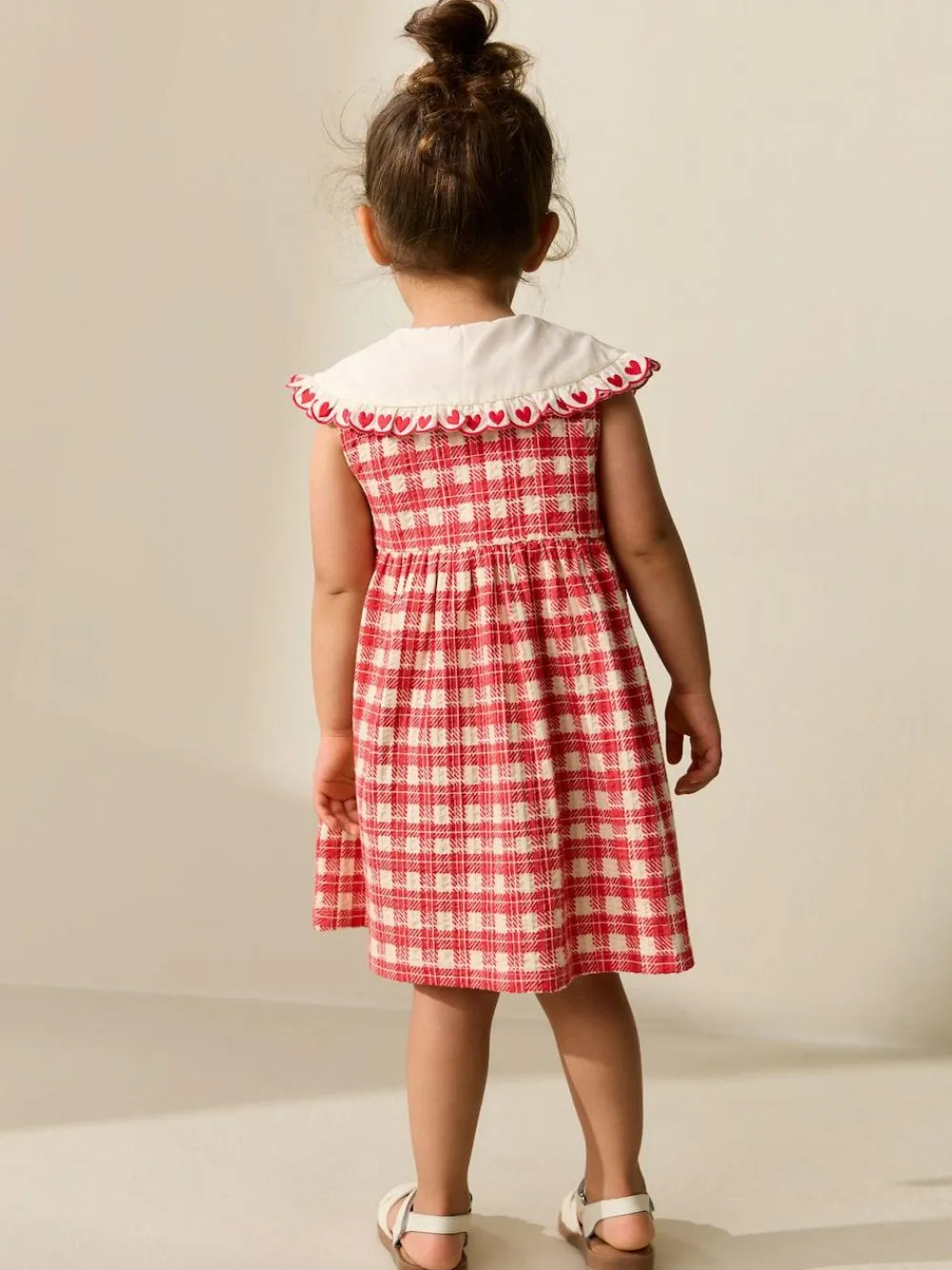 Best Next Collared Summer Dress (3mths-7yrs) Red Check