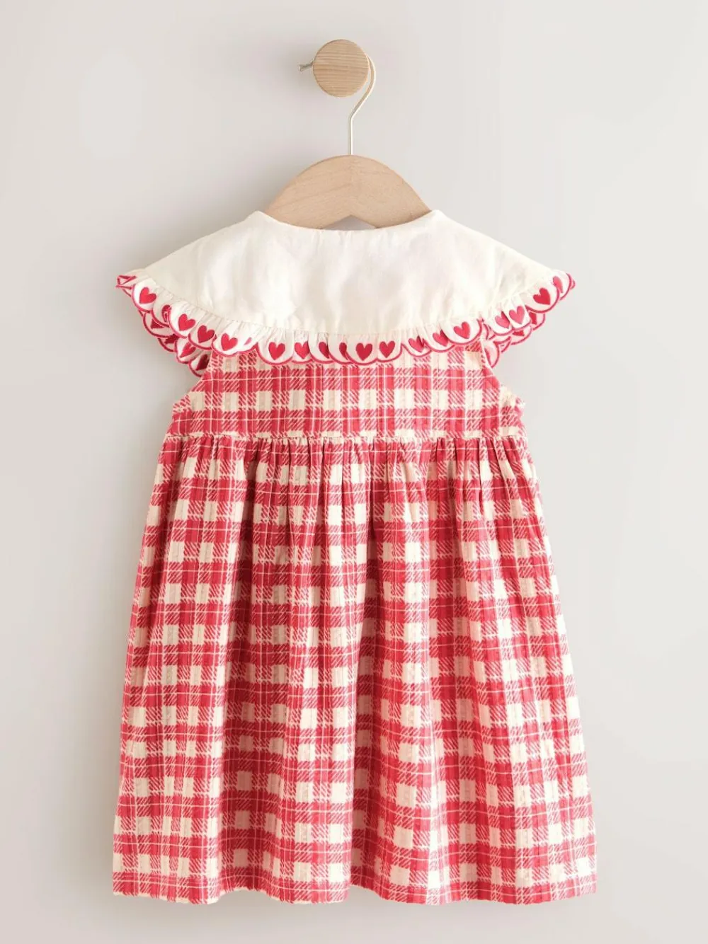 Best Next Collared Summer Dress (3mths-7yrs) Red Check