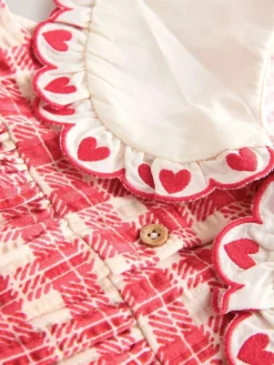 Best Next Collared Summer Dress (3mths-7yrs) Red Check