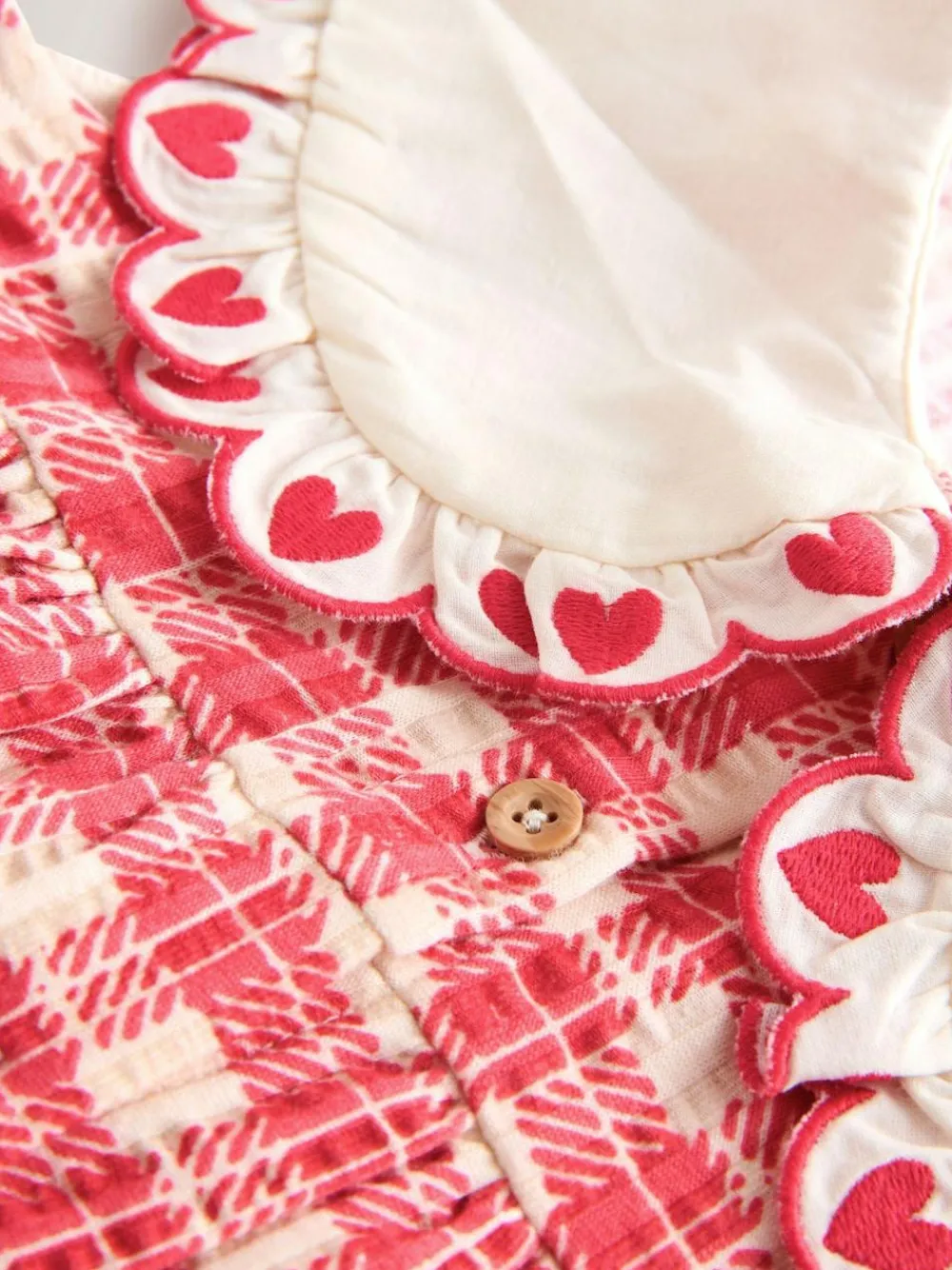 Best Next Collared Summer Dress (3mths-7yrs) Red Check