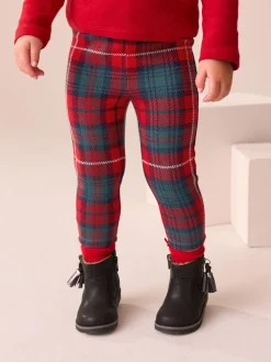 Next Red Check Leggings (3mths-7yrs)^ Cosy Club