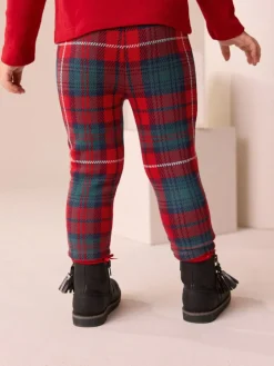 Next Red Check Leggings (3mths-7yrs)^ Cosy Club