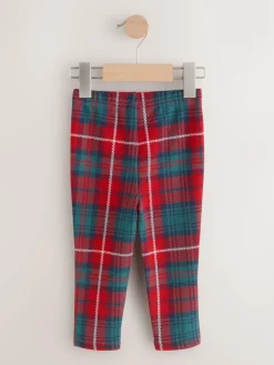 Next Red Check Leggings (3mths-7yrs)^ Cosy Club