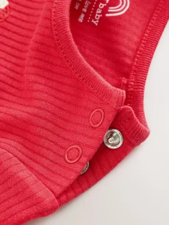 Online Next Red Christmas Baby Bodysuit