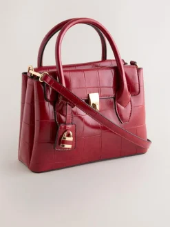 Next Croc Effect Hand Held Bag^Women Bags