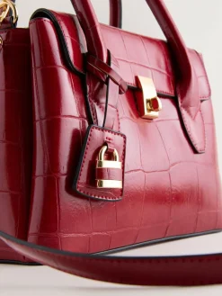 Next Croc Effect Hand Held Bag^Women Bags