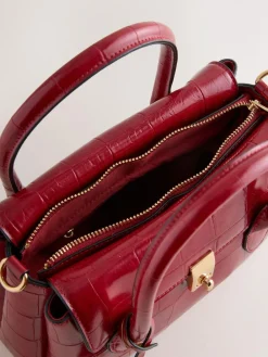 Next Croc Effect Hand Held Bag^Women Bags