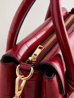 Next Croc Effect Hand Held Bag^Women Bags