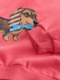 Next Red Dog Crew Neck Sweatshirt (3mths-7yrs)^ Baby Winter Clothing|Sweatshirts & Hoodies