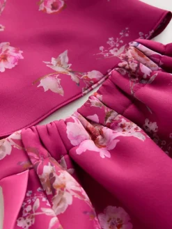 Next Red Floral Scuba Top and Skirt Set (3mths-7yrs)^ Tops|Tops