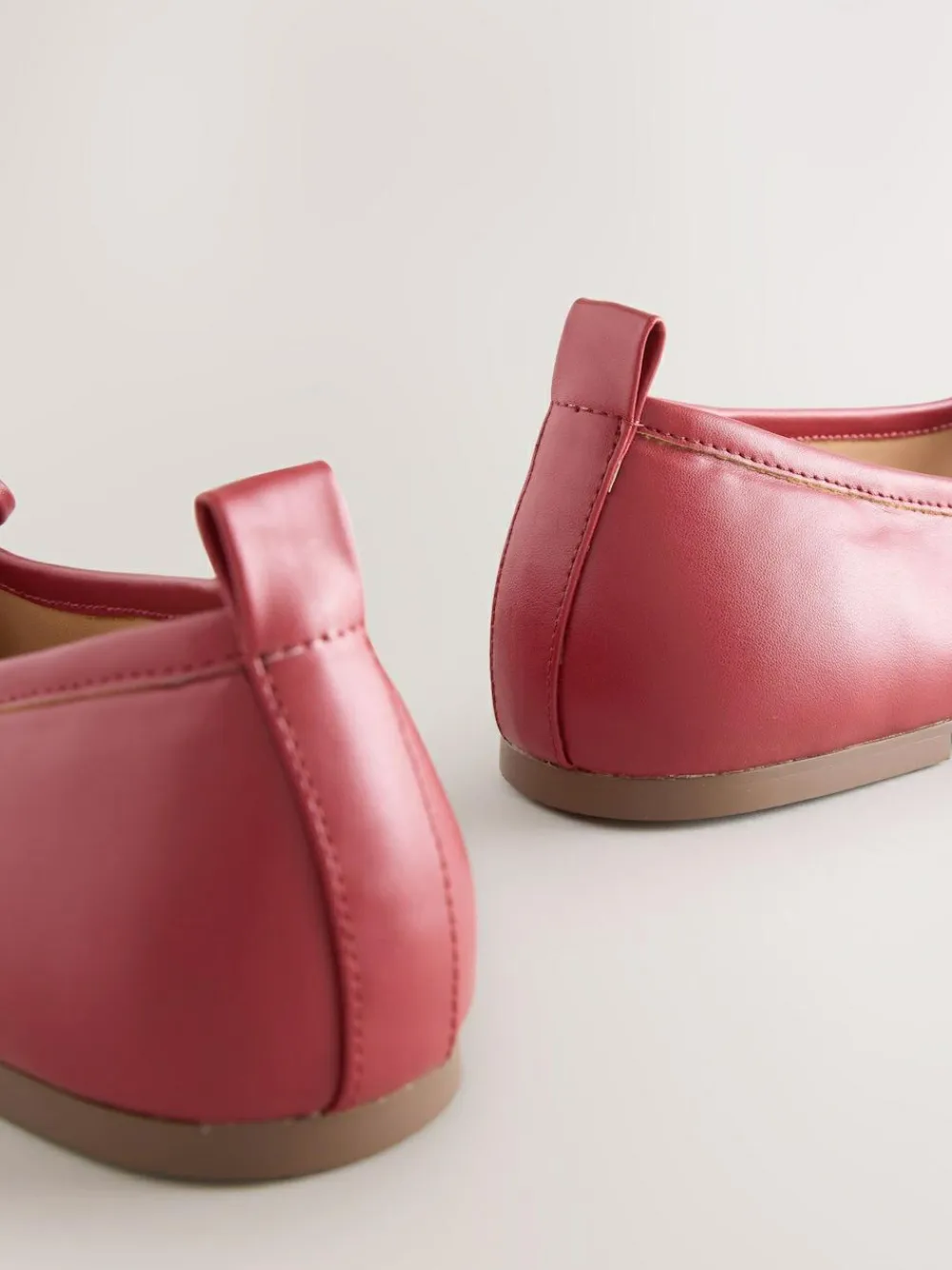 Online Next Forever Comfort® Tie Up Round Toe Ballet Flats Red