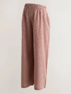 Next Red Gingham Maternity Wide Leg Trousers^Women Pants