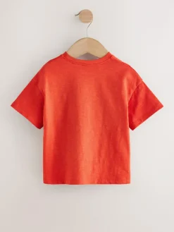 Next Red Gingham Short Sleeve Pocket T Shirt (3mths-7yrs)^ T-Shirts