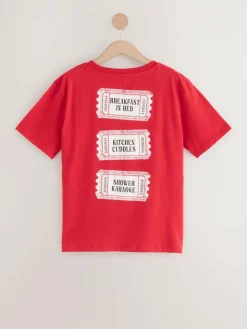 Outlet Next Red Graphic Short Sleeve Pyjamas