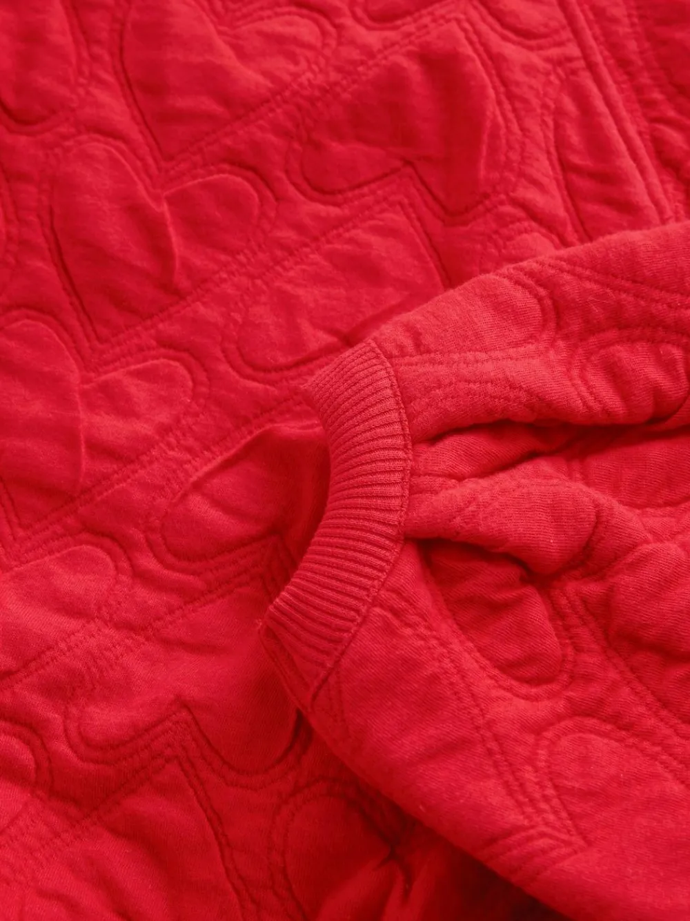 Hot Next Quilted Sweatshirt (3-16yrs) Red Heart