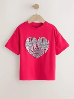 Next Sequin T-Shirt (3-16yrs)^ Nightwear|Tops
