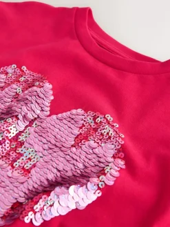 Next Sequin T-Shirt (3-16yrs)^ Nightwear|Tops