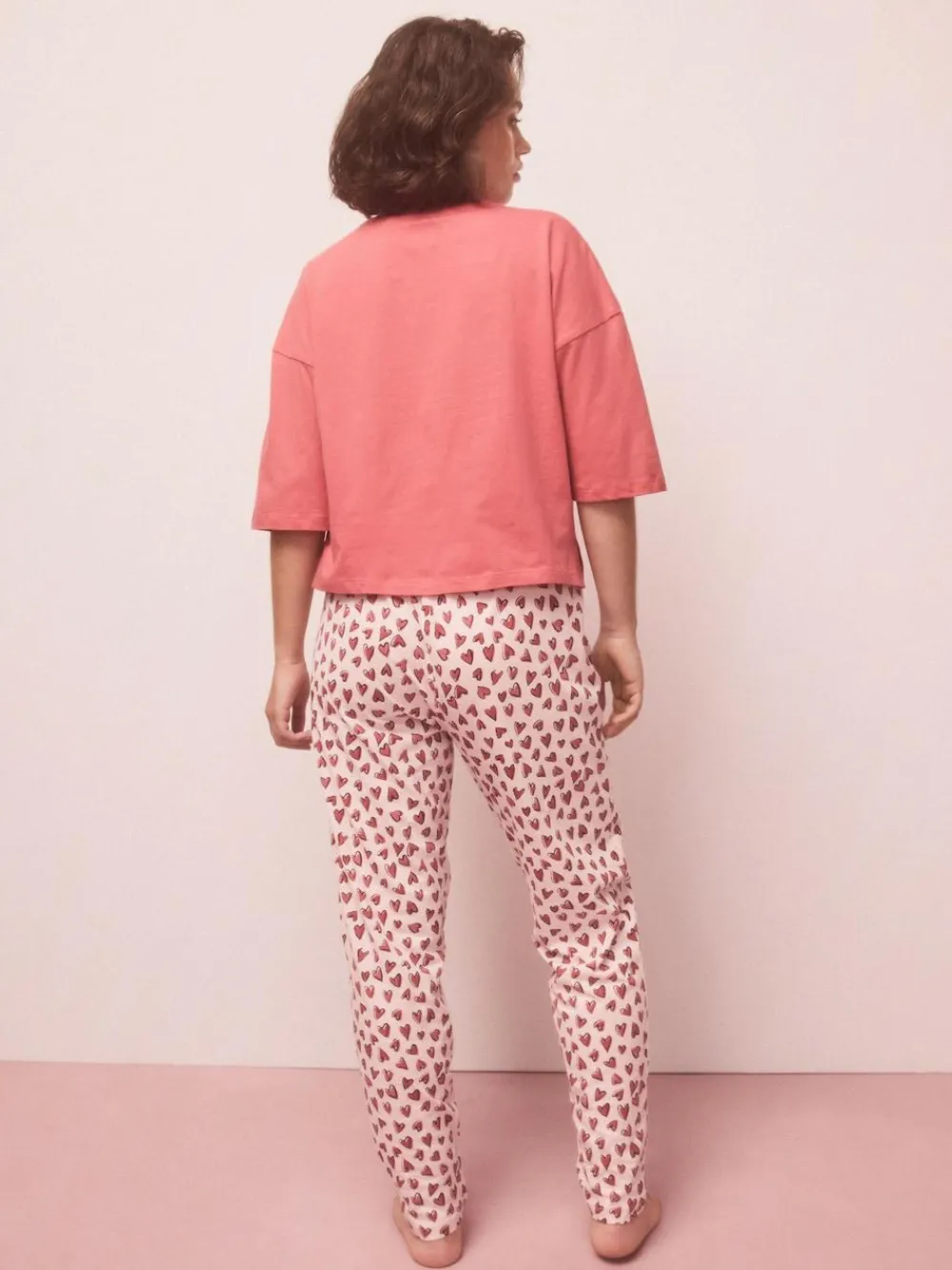 Clearance Next Red Heart Short Sleeve Pyjamas