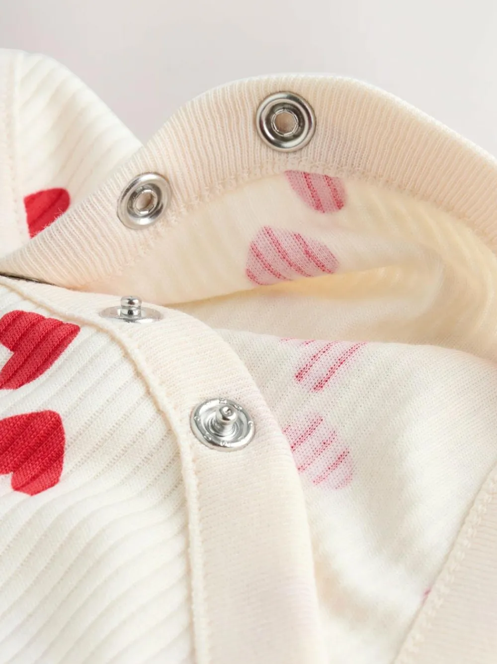 Best Next Red Heart Valentines Long Sleeve Baby Bodysuit