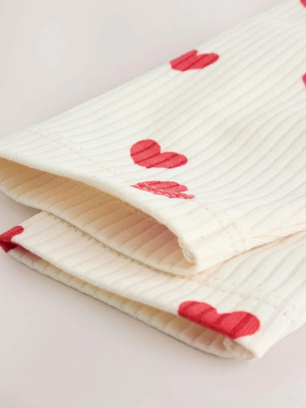 Best Next Red Heart Valentines Long Sleeve Baby Bodysuit