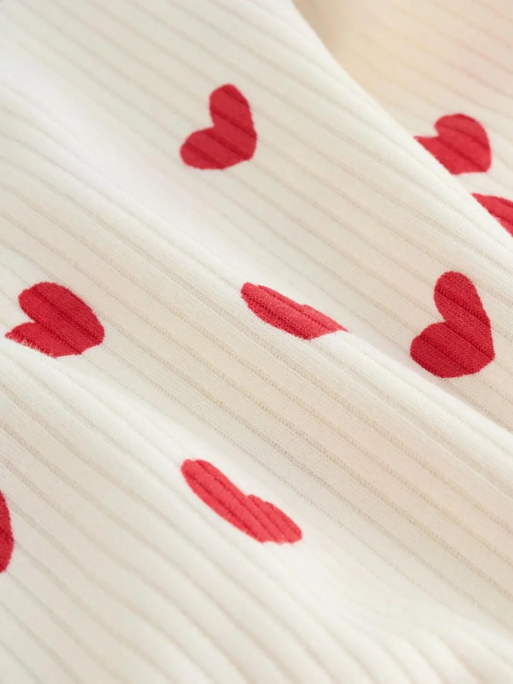 Best Next Red Heart Valentines Long Sleeve Baby Bodysuit