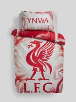 Next Red Liverpool FC 100% Cotton Duvet Cover and Pillowcase Set^ Childrens Bedding