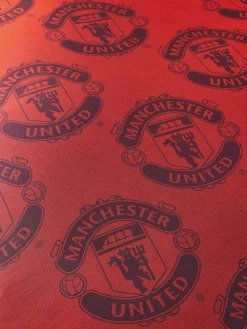 New Next Red Manchester United 100% Cotton Duvet Cover and Pillowcase Set