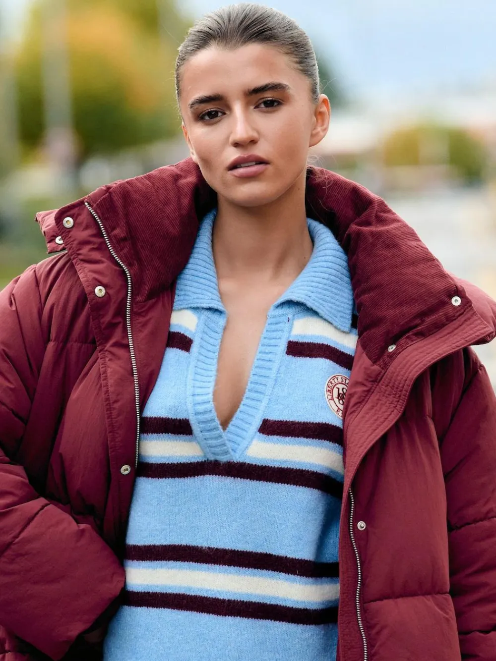 Best Next Shower Resistant Longline Padded Coat Red