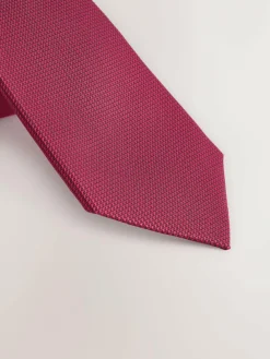 Hot Next Red Slim Textured Tie
