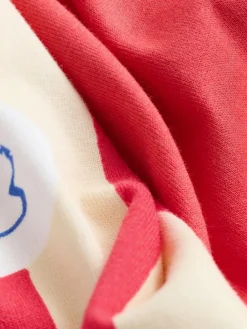 New Next Red Stripe Fish Jersey Short Sleeve Pyjamas