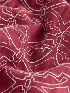 Next Textu Embroide Tile Short Sleeve Shirt^ Shirts