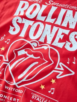 Next The Rolling Stones Band T-Shirt (3-16yrs) Red