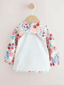Next Red Weaning And Feeding Sleeved Bib^ Unisex|Bibs