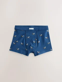 Clearance Next Boxers 7 Pack (1.5-12yrs) Red/Blue Emergency Vehicles